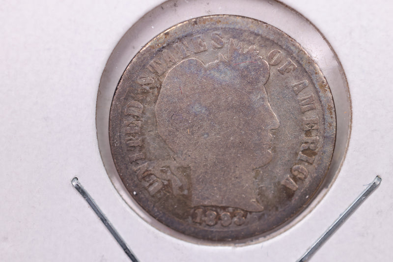 1893 Barber Silver Dime., Fair., Store Sale