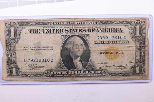 1935 A, $1., Silver Certificate., North Africa Issue., Very Good., Store #EMI001