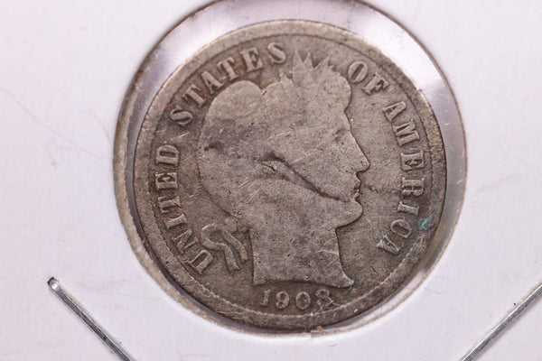 1893-S Barber Silver Dime., Good., Store Sale #19216