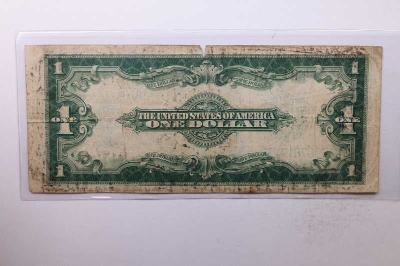 1923 $1 Silver Certificate., (Large)., "Horse Blanket"., Very Good., Store