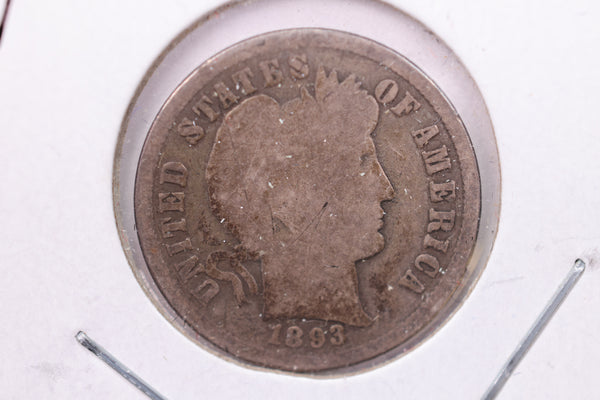 1893-S Barber Silver Dime., Fair., Store Sale #19225