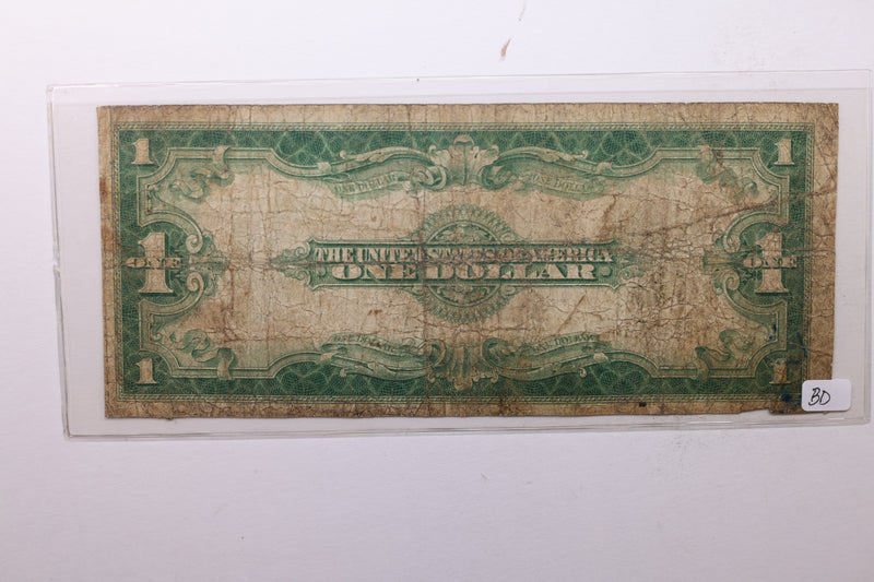 1923 $1 Silver Certificate., (Large)., "Horse Blanket"., Very Good., Store