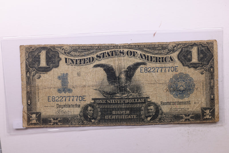 1899 $1 Silver Certificate., (Large)., "Black Eagle"., Fine., Store