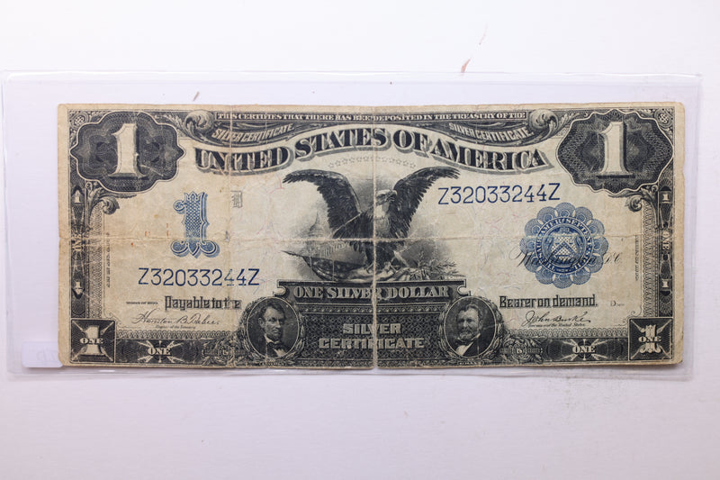 1899 $1 Silver Certificate., (Large)., "Black Eagle"., Very Good., Store