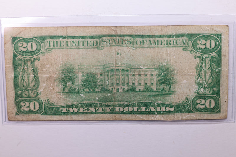 1929 National Currency., F.R.B. Richmond, VA.,  Circulated Note., Store