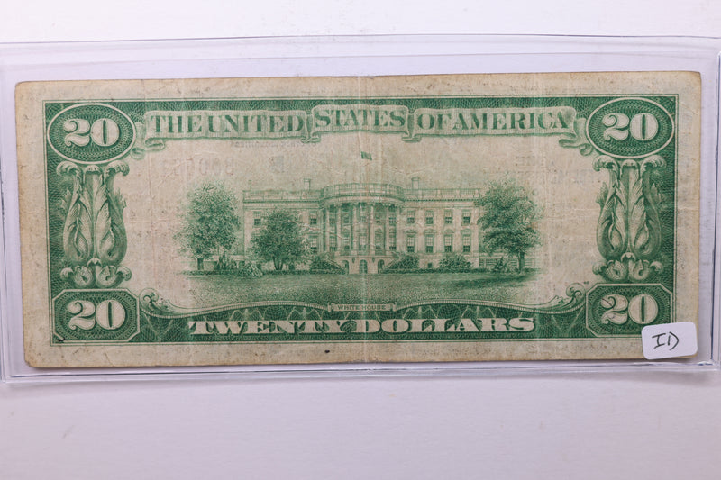 1929 National Currency., F.R.B. New York, NY.,  Circulated Note., Store