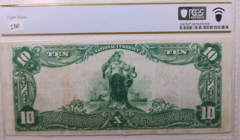 1902 $10 National., West Point, MS., #2891., Store #LGNB003