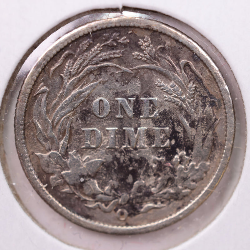 1897-O Barber Silver Dime., V.F. Details., Store Sale