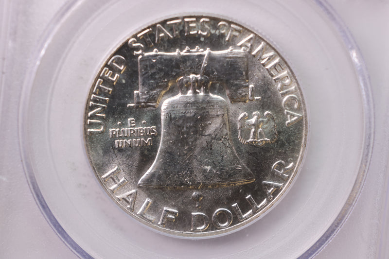 1963 Franklin Silver Half Dollar., PCGS MS-64., Store