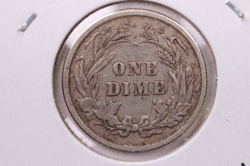 1899 Barber Silver Dime., V.F., Store Sale