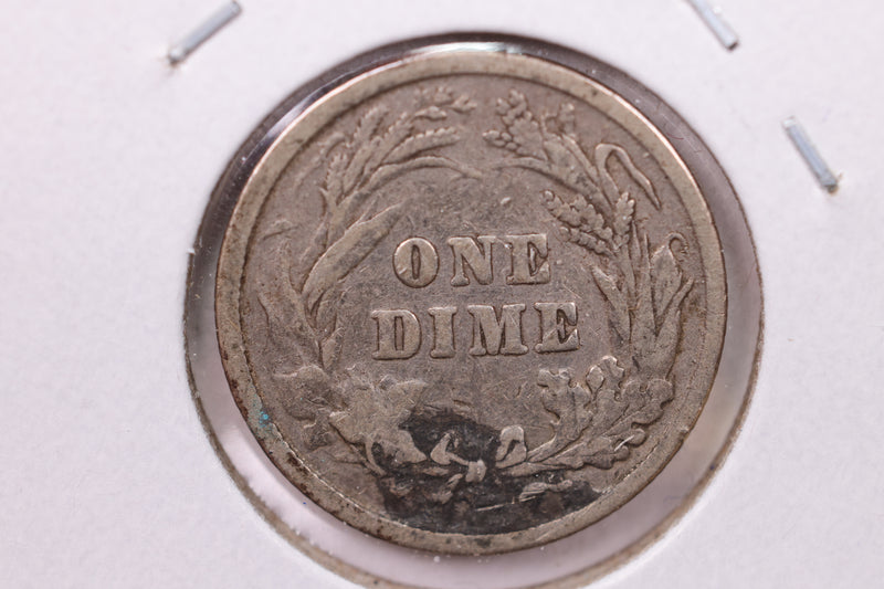 1899 Barber Silver Dime., V.G., Store Sale