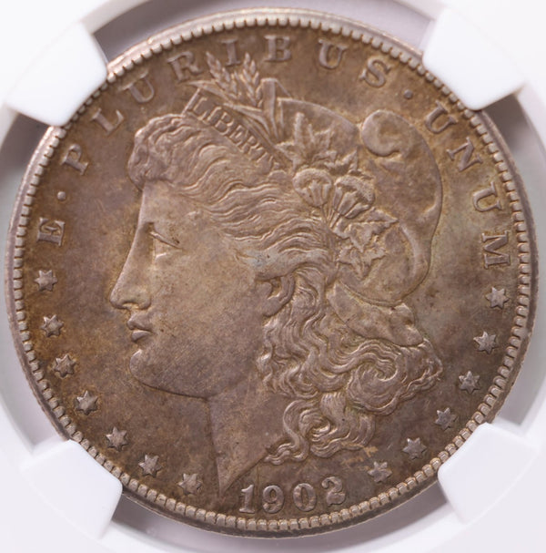 1902-S Morgan Silver Dollar., NGC Graded AU-58., Store #GM015