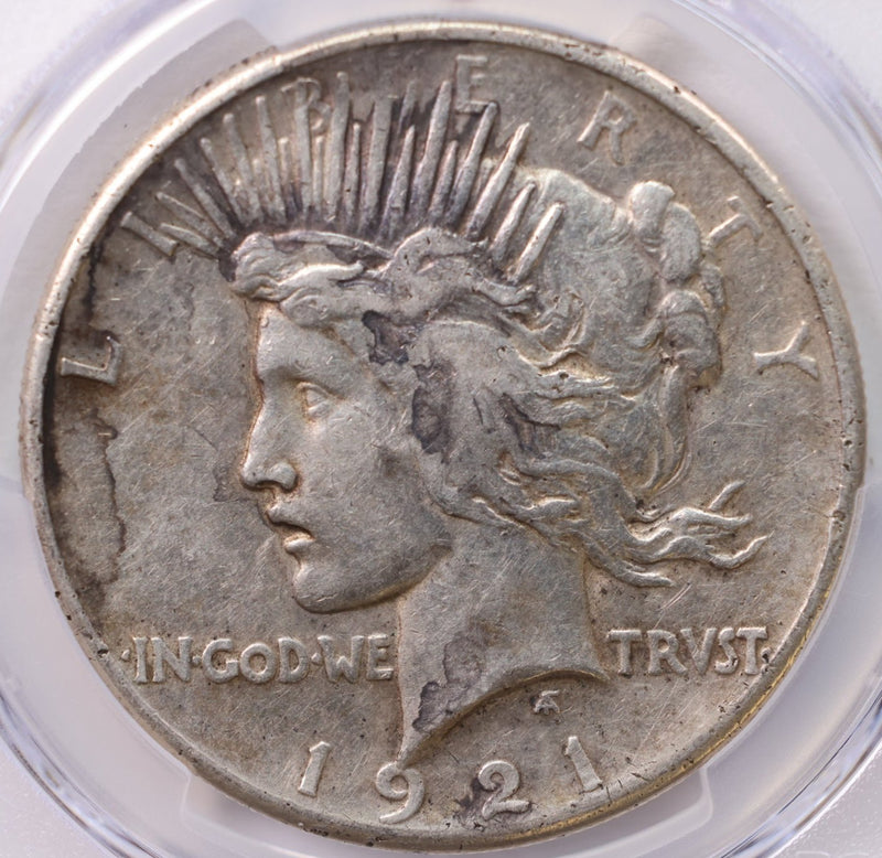 1921 Peace Silver Dollar., High Relief., PCGS XF-40., Store