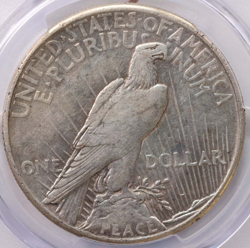 1921 Peace Silver Dollar., High Relief., PCGS XF-40., Store