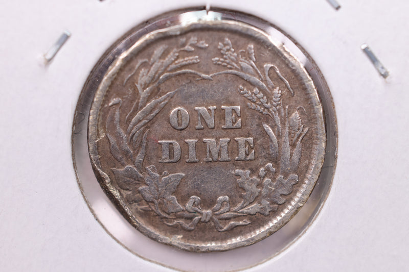 1900 Barber Silver Dime., V.F. Details., Store Sale