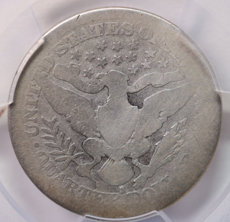 1913-S Barber Silver Quarter., PCGS Poor to Fair Details., Store