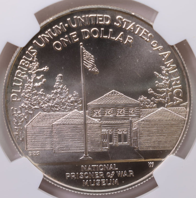 1994-W Prisoner of War., Commemorative Dollar., NGC MS-69., Store