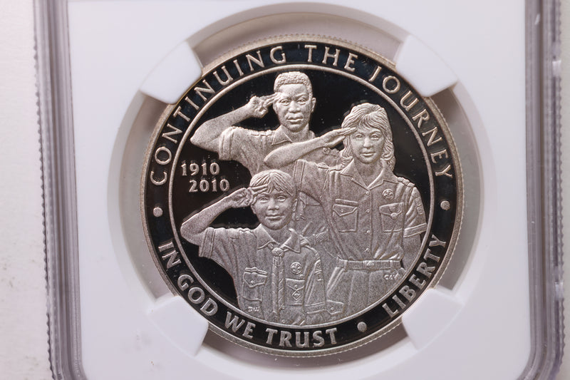 2010-P Boy Scouts., Silver Dollar Commemorative., NGC PF-69., Store