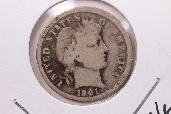 1901-O Barber Silver Dime., V.G., Store Sale #19390