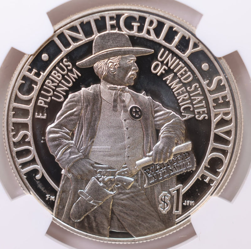 2015-P U.S. Marshals Service., Silver Dollar Commemorative., NGC PF-69., Store