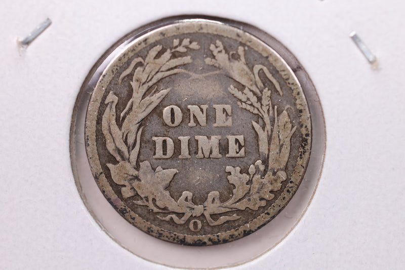 1901-O Barber Silver Dime., V.G., Store Sale