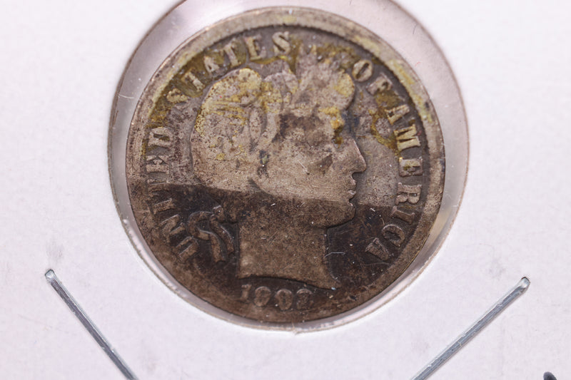 1902 Barber Silver Dime., V.G., Store Sale