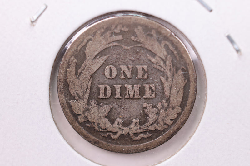 1902 Barber Silver Dime., V.G., Store Sale