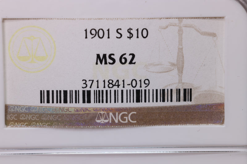 Various Dates., $10 Gold Liberty., NGC MS-62., Store