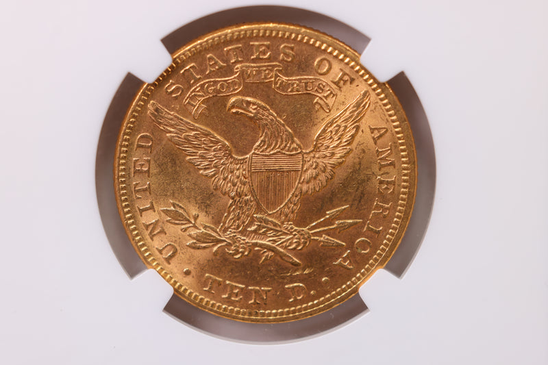 Various Dates., $10 Gold Liberty., NGC MS-62., Store