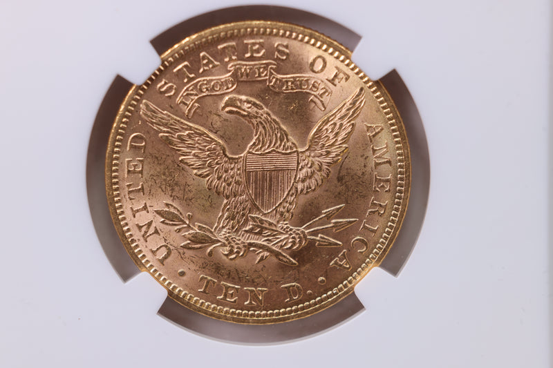 Various Dates., $10 Gold Liberty., NGC MS-62., Store