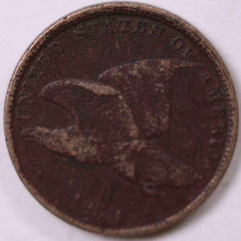 1858, Flying Eagle Cent, Good Circulated Coin, Store