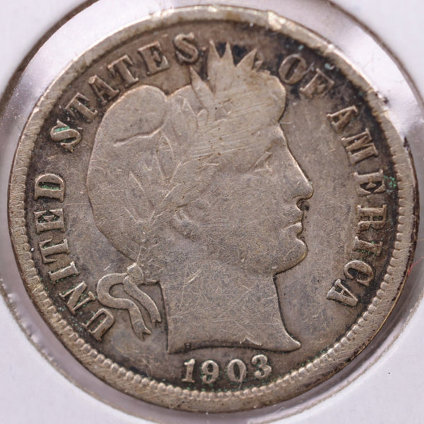 1903-O Barber Silver Dime., Fine., Store Sale #19424