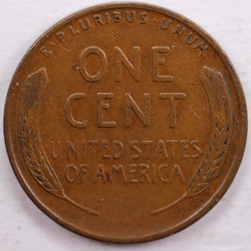 1937-D Lincoln Wheat Cent, Extra Fine Circulated Coin, Store