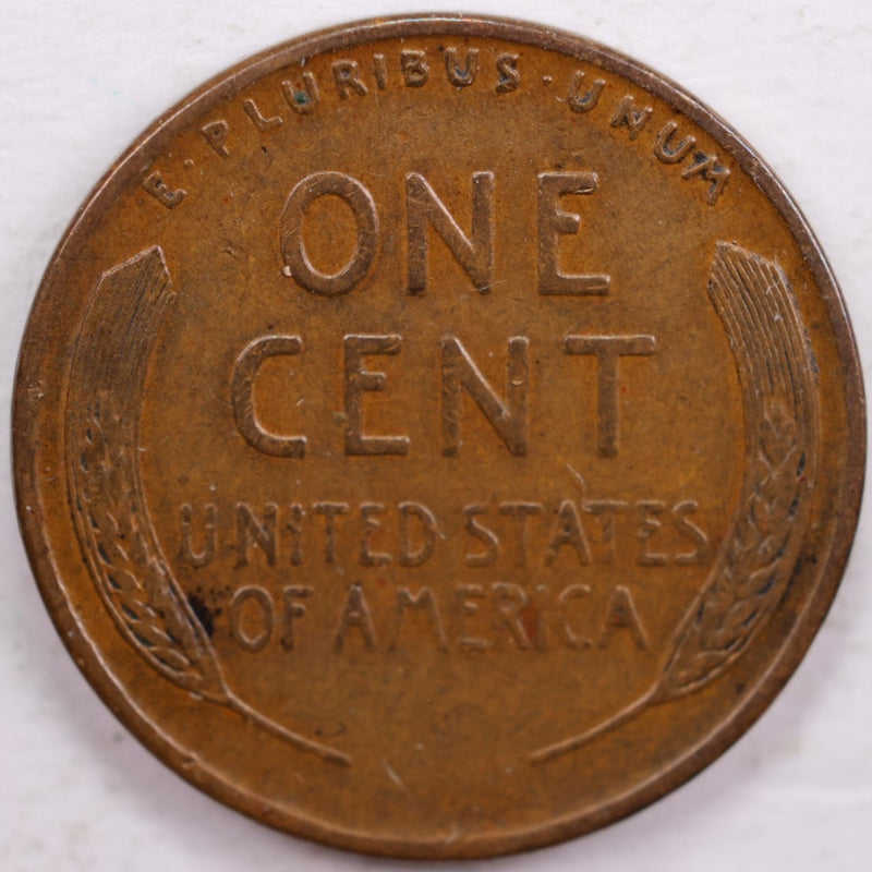 1939-S Lincoln Wheat Cent, Extra Fine Circulated Coin, Store