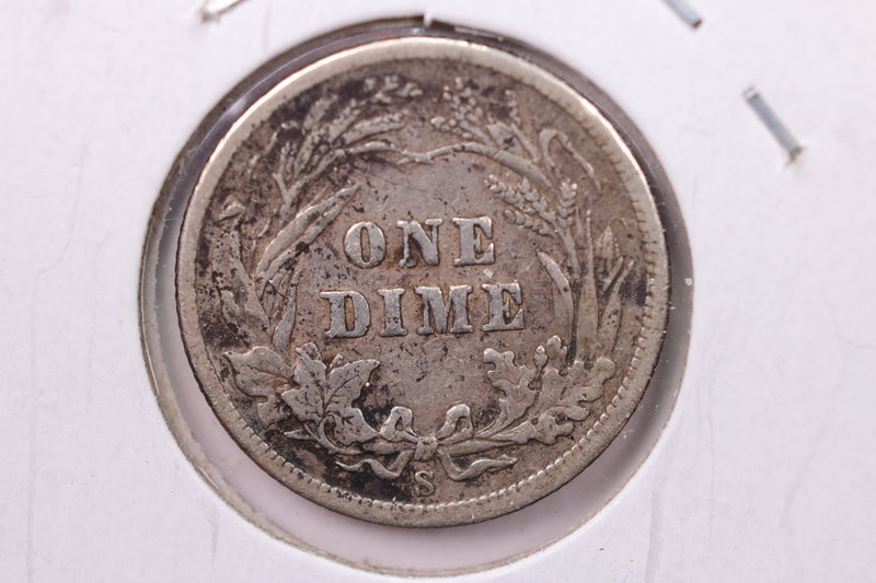 1905-S Barber Silver Dime., Fine., Store Sale