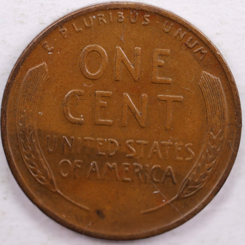 1940-D Lincoln Wheat Cent, Very Fine+ Circulated Coin, Store