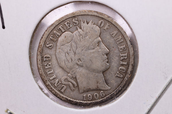 1906 Barber Silver Dime., Fine+., Store Sale #19476