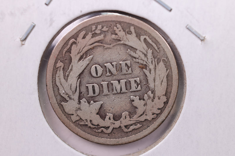 1906 Barber Silver Dime., V.G., Store Sale