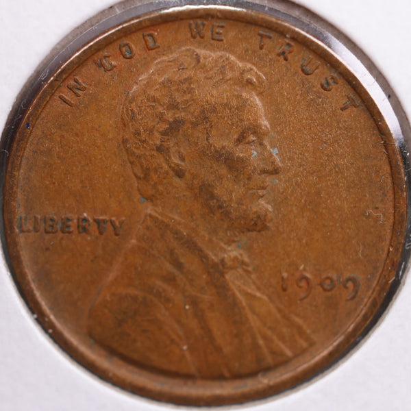 1909 Lincoln Wheat Cent, Extra Fine Circulated Coin, Store #CT0096