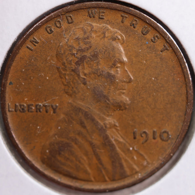 1910 Lincoln Wheat Cent, Extra Fine Circulated Coin, Store