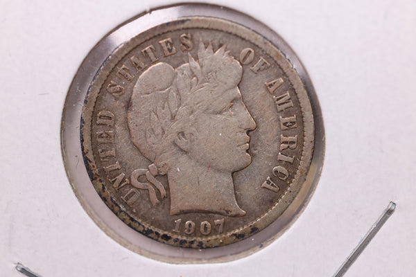 1907 Barber Silver Dime., Fine+., Store Sale #19498