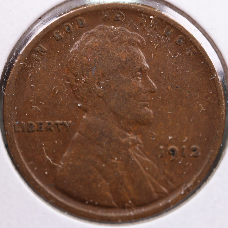 1912 Lincoln Wheat Cent, Very Fine Circulated Coin, Store