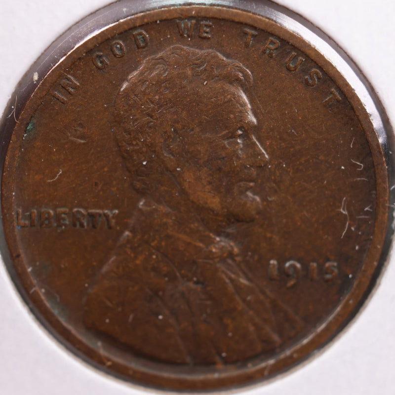 1915 Lincoln Wheat Cent, Extra Fine Circulated Coin, Store