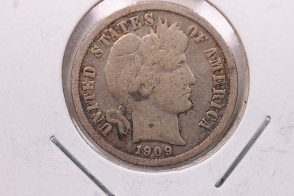 1909 Barber Silver Dime., Fine., Store Sale #19530