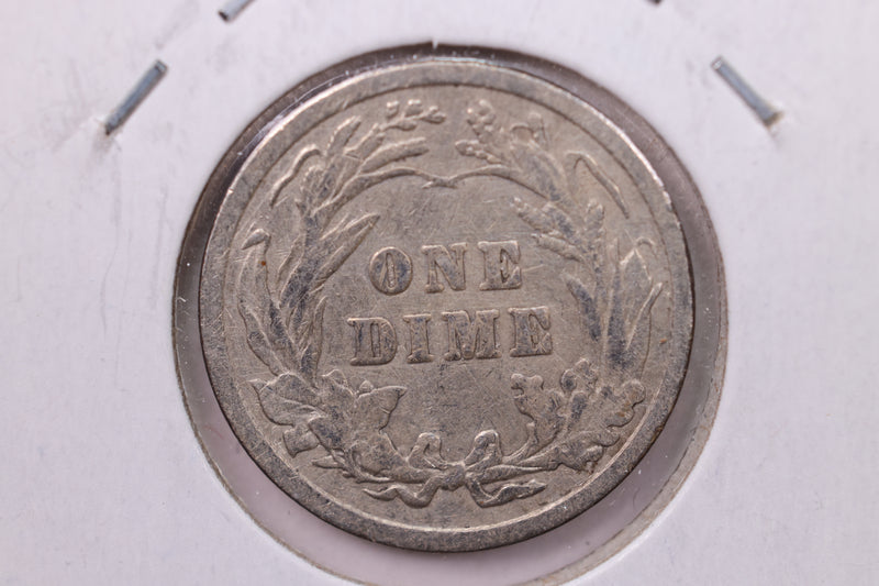 1909 Barber Silver Dime., V.G., Store Sale