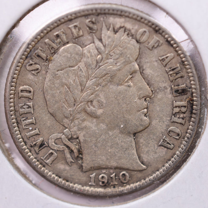 1910 Barber Silver Dime., X.F., Store Sale