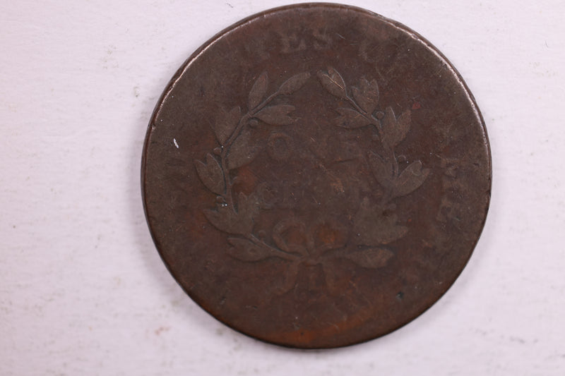 1802 Draped Bust., Large Cent., About Good Details Coin., Store Sale