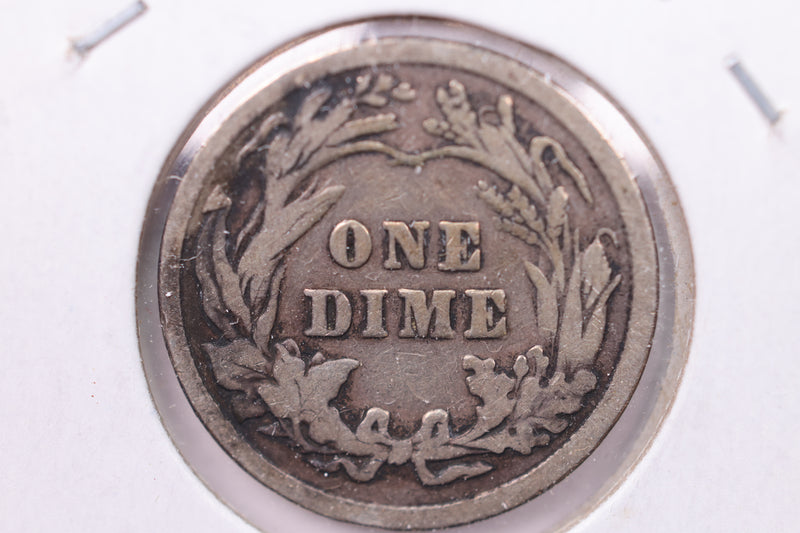 1910 Barber Silver Dime., V.G., Store Sale