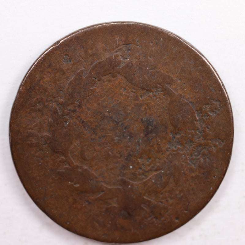 1818 Matron Head., Large Cent., About Good Detailed Coin., Store Sale