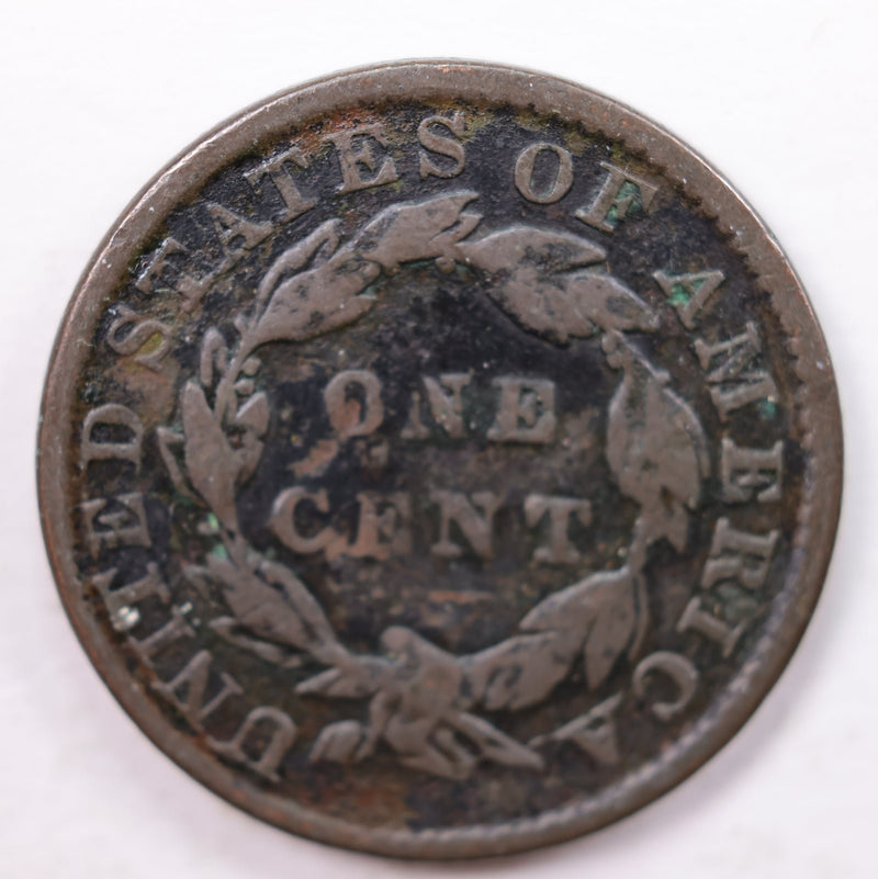 1833 Matron Head., Large Cent., Fine+., Circulated Coin., Store Sale